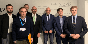 Ted Hart meeting with members of partners in Poland
