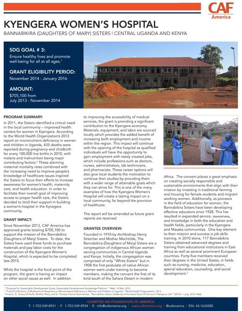 Kyengera Women’s Hospital